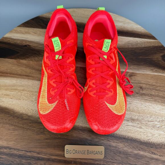 Nike Zoom Superfly Elite 2 Men\'s 7.5 Crimson Lime Track Spikes FZ9662-600 NEW main image 7